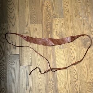 Rouje Laure belt cognac real leather